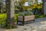 Signature Rolling Planter Mobile Garden Bed - Ashwood Brown - Keter US