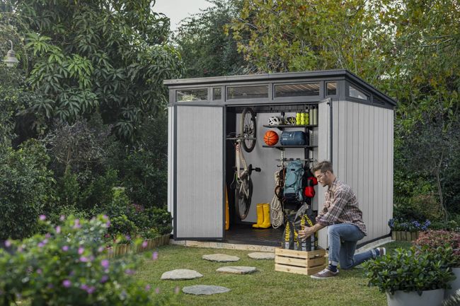Artisan 2.0 Shed 9x7ft - Grey - 
