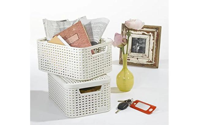 סלסלה סטייל ראטן 3615 - 18 ליטר - גודל M - קרם thumbnail