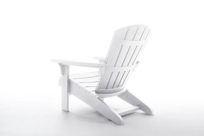 Lot de 2 fauteuils Adirondack Troy - Blanc