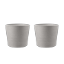 Varese Low Planter 40cm Set of 2 - Alpine Grey