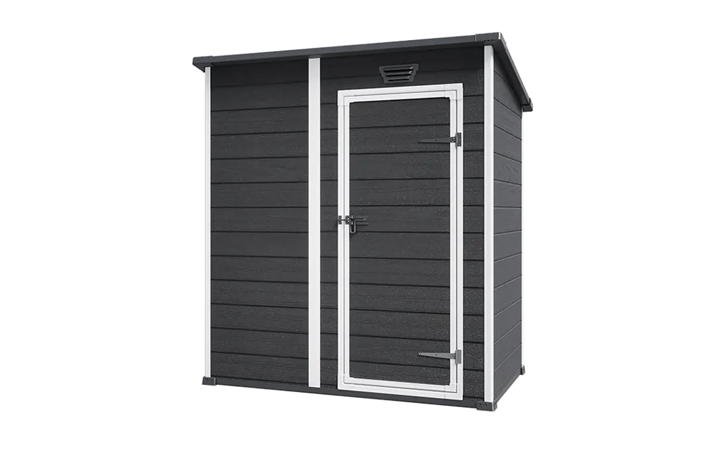 Essential Storage Shed - 6x4 Storage Shed Black - Keter Canada