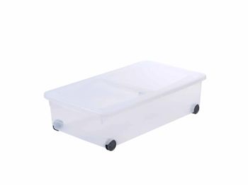 ארגז לוג'יק 30 ליטר - שקוף - קופסאות אחסון | ארגזים נעים