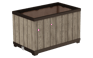 Signature Rectangular Planter  - Ashwood Brown