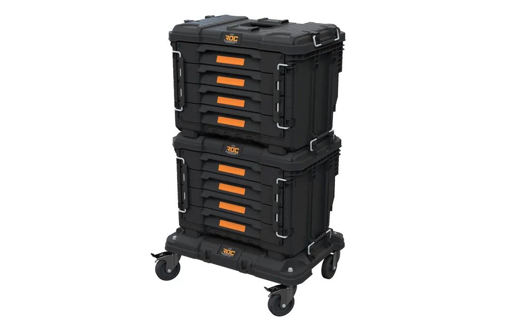 עגלת כלים ניידת מקצועית + 8 מגירות ROC