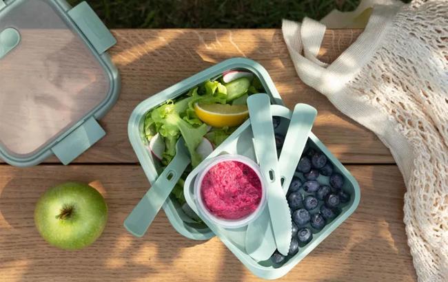 קופסת סמרט אקו מרובעת SMART ECO 1.1L - ירוק thumbnail