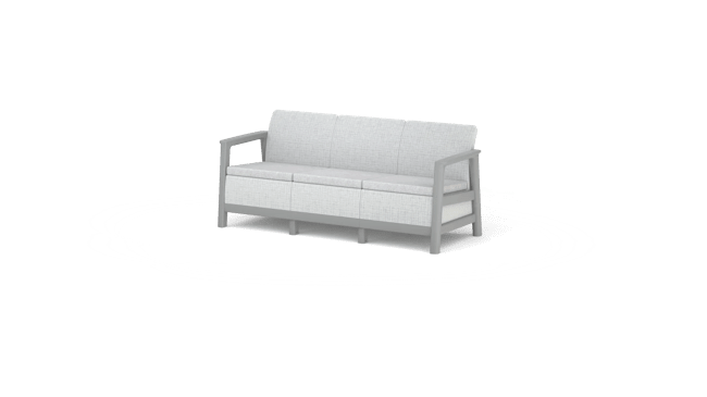 Scandi Linea 3-zits Loungebank -