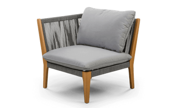 כורסת ישיבה יחיד אופל בלקוני - צהוב חרדל - ריהוט גן ומרפסת