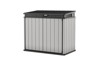 Premier XL 1150L Storage Shed - Light Grey - Bike store