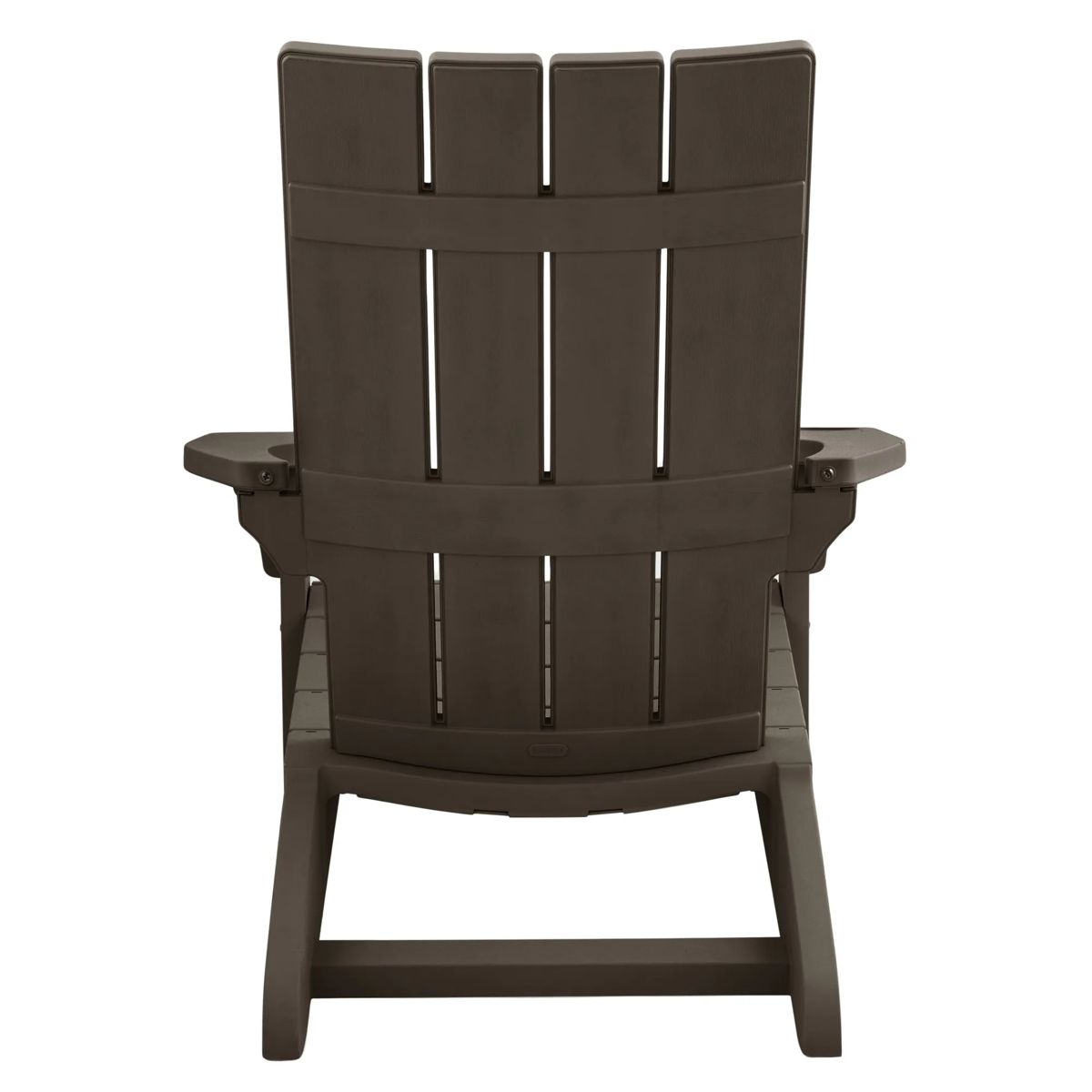 Modern Adirondack Chair With Cup Holder Brown - Keter US