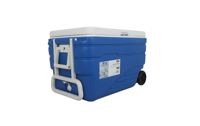 צידנית גדולה על גלגלים 80 ליטר - כחול