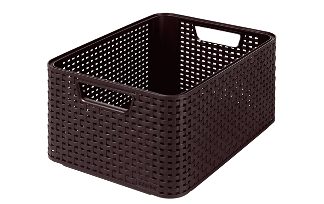 סלסלה סטייל ראטן 3615 - 18 ליטר - גודל M - חום כהה thumbnail