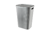 Infinity Dots Wasmand 60L - Grijs