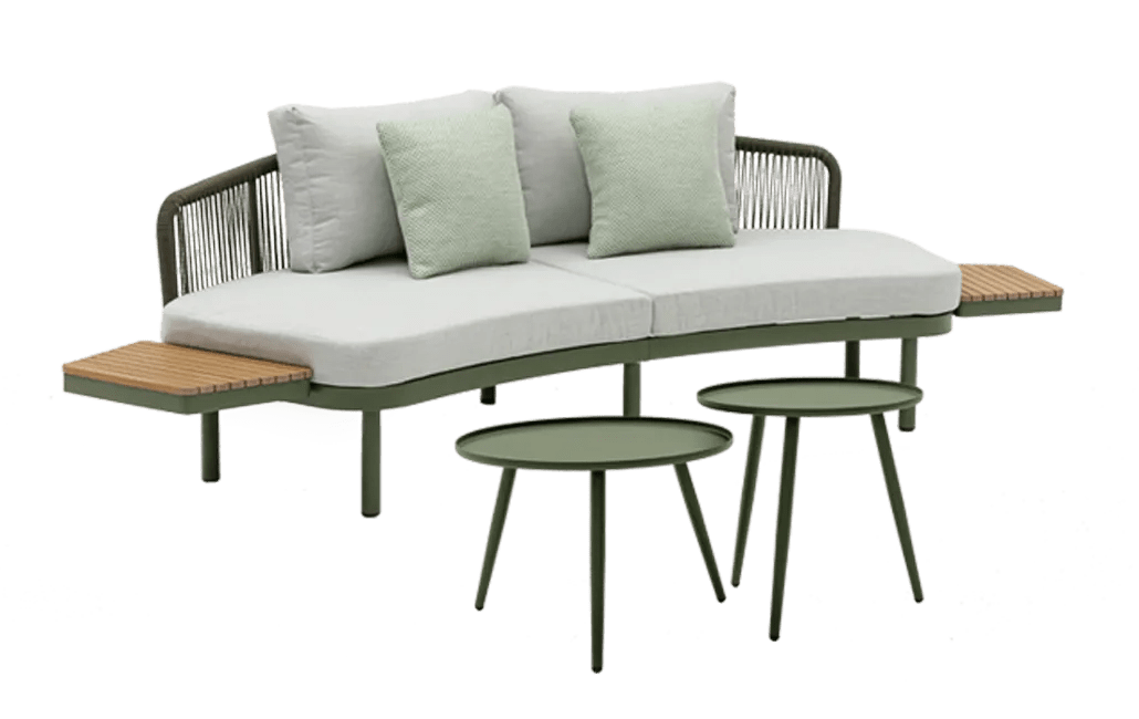 סט רביצה מרקש ירוק ספה+ שולחן קפה 50+60