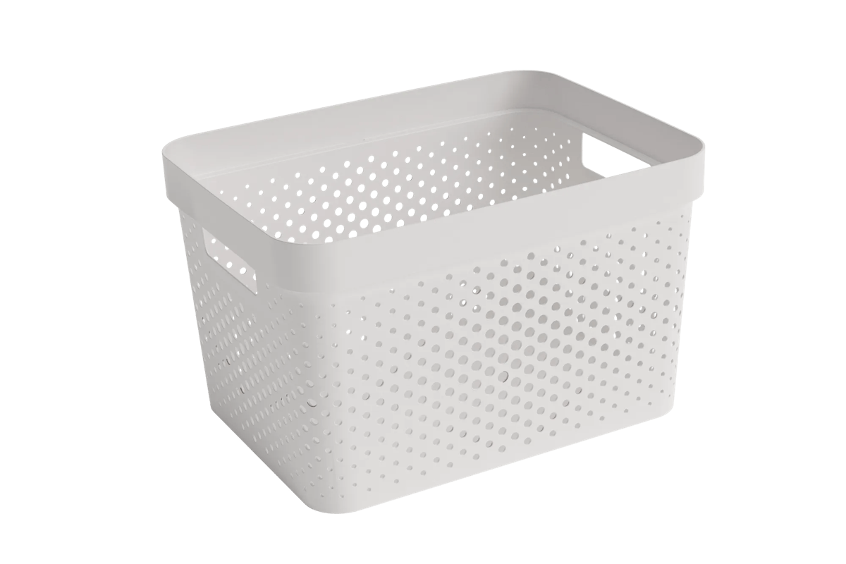 Infinity Dots Opbergmand 17L - Wit