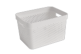 Infinity Dots Opbergbox 17L - Wit
