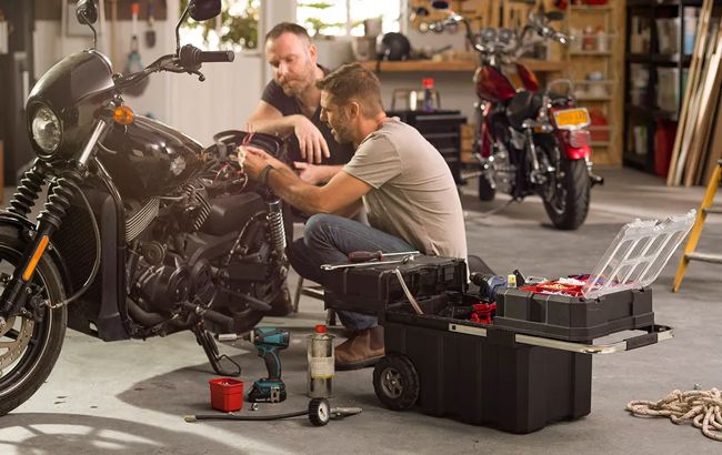 Acheter la boîte à outils roulante Stack & Roll noire – Keter Canada