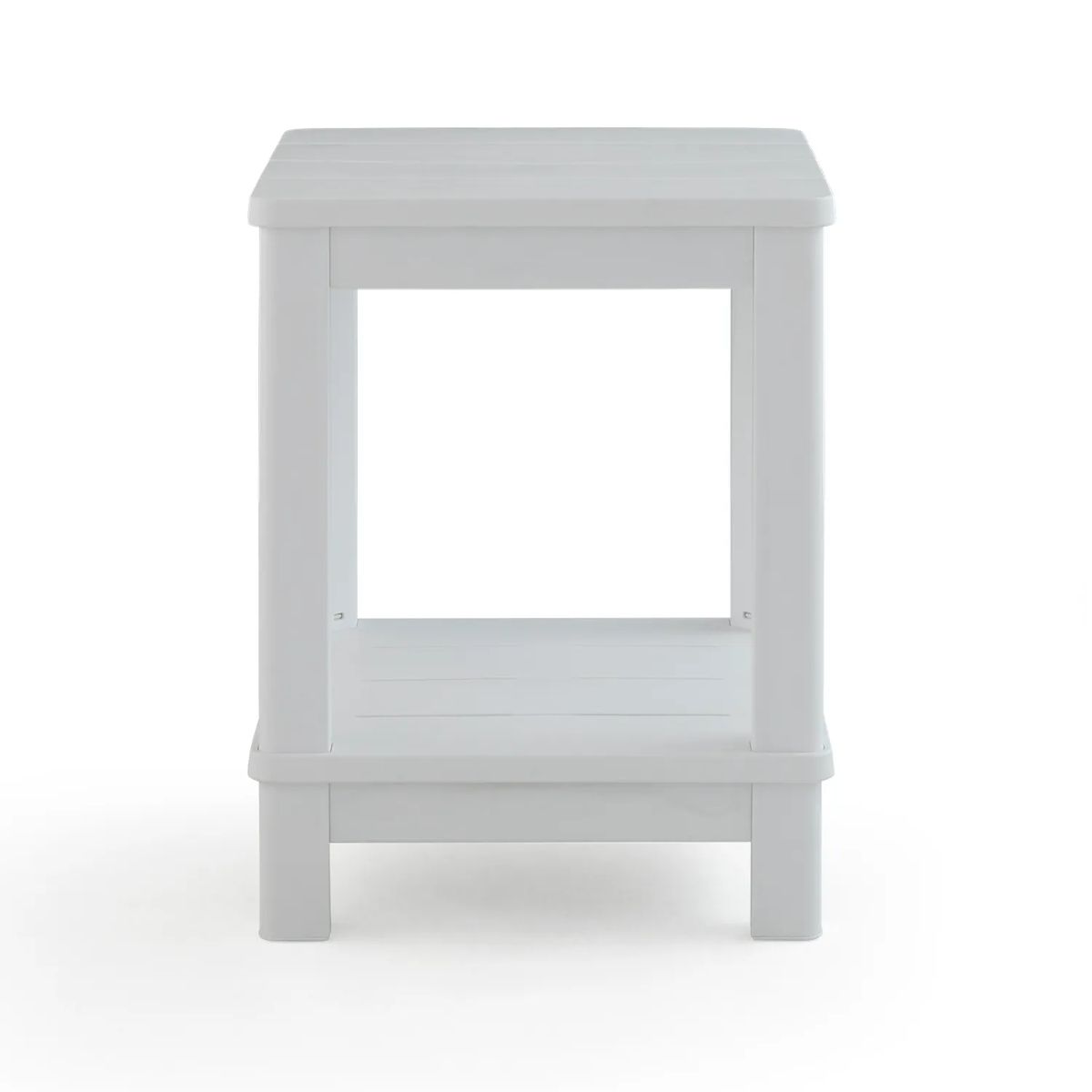 Deluxe Adirondack Two Tier Side Table - White - Keter US