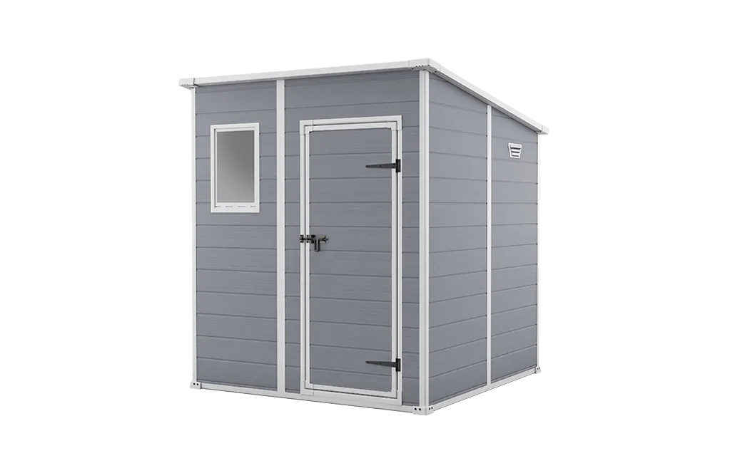 מחסן גינה מנור Manor 6X6 פנט - אפור