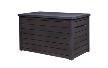 Arcón de exterior Ontario 147x83x86 cm y 870L - Marrón - Arcones de exterior