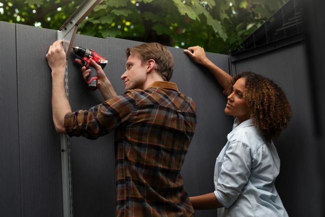 מחסן סטרונגהולד 11.5x10 - אפור