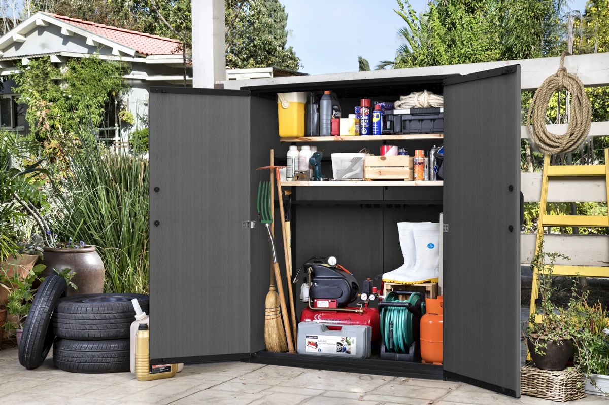 Darwin Aufbewahrungsschrank 1400L - Grau