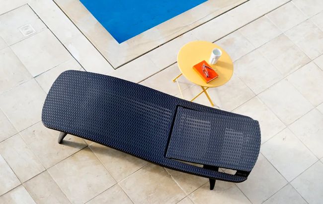 Graphite Pacific Chaise Lounge Set - Keter US