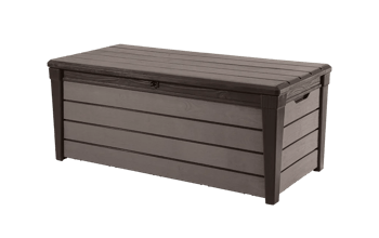 Brushwood 120 Gallon Deck Box - Brown - Large Deck Boxes