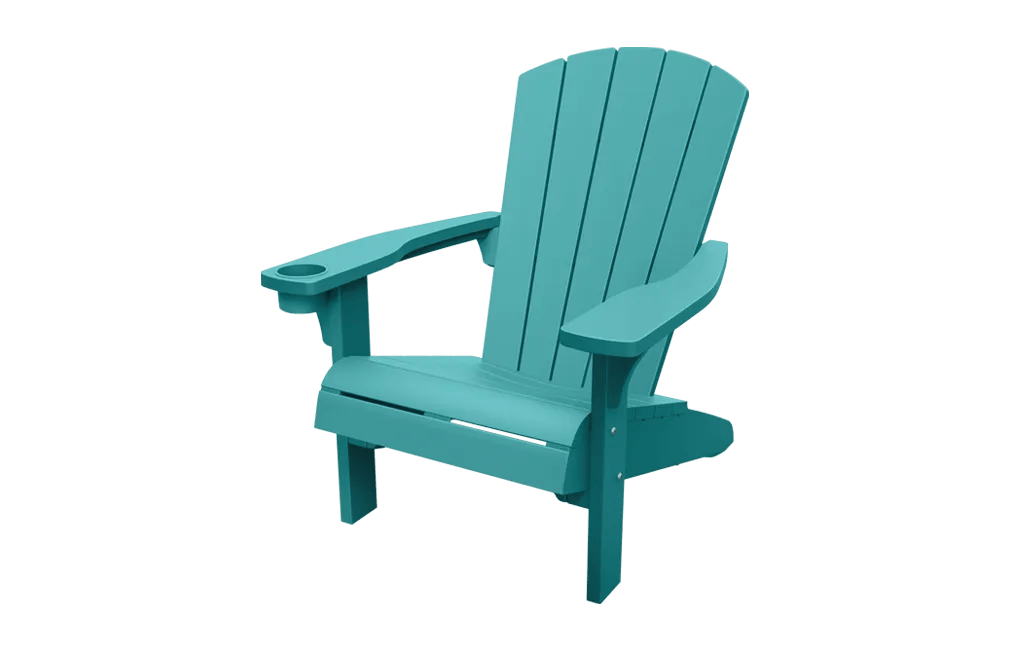 Alpine Adirondack Chair, Set of 2 - Aqua Teal