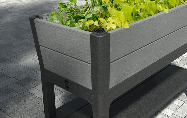Planche de jardin surélevée Darwin en graphite 29 gallons – Keter Canada
