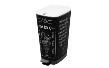 פח אשפה שיק עם פדל 50 ליטר -  - פחי אשפה