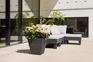 Piazza Square Planter 34cm Set of 2 - Granite