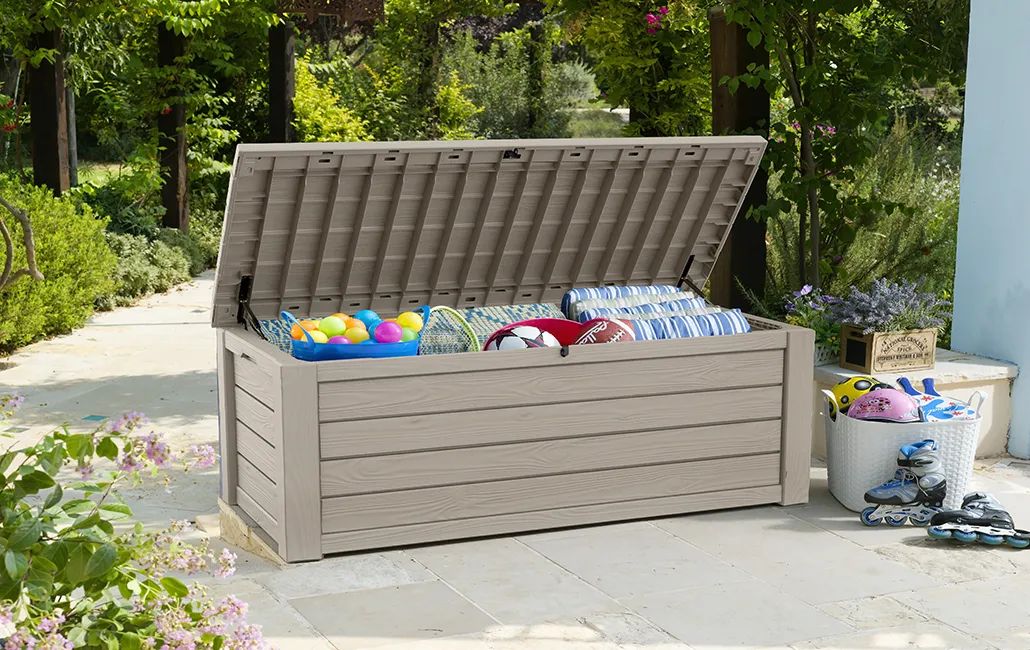 150 Gallon Outdoor Storage Box Westwood Beige - Keter US