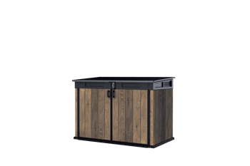Signature 2020L Storage Shed - Walnut Brown - Bike store