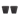 Piazza Square Planter 40cm Set of 2 - Granite - Planters