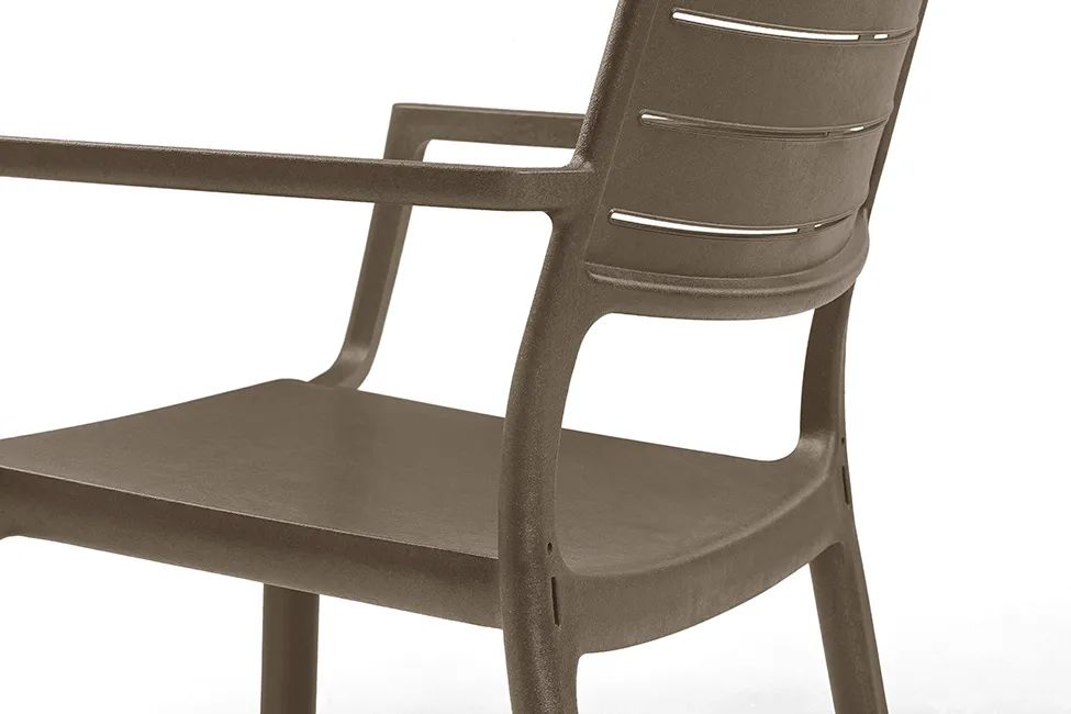 Metaline Chair, Set of 4 - Cappuccino