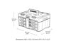 Stack & Roll 3-Set Tool Organiser - Graphite
