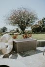 Signature 135 Gallon Large Deck Box - Mist Gray - Keter US
