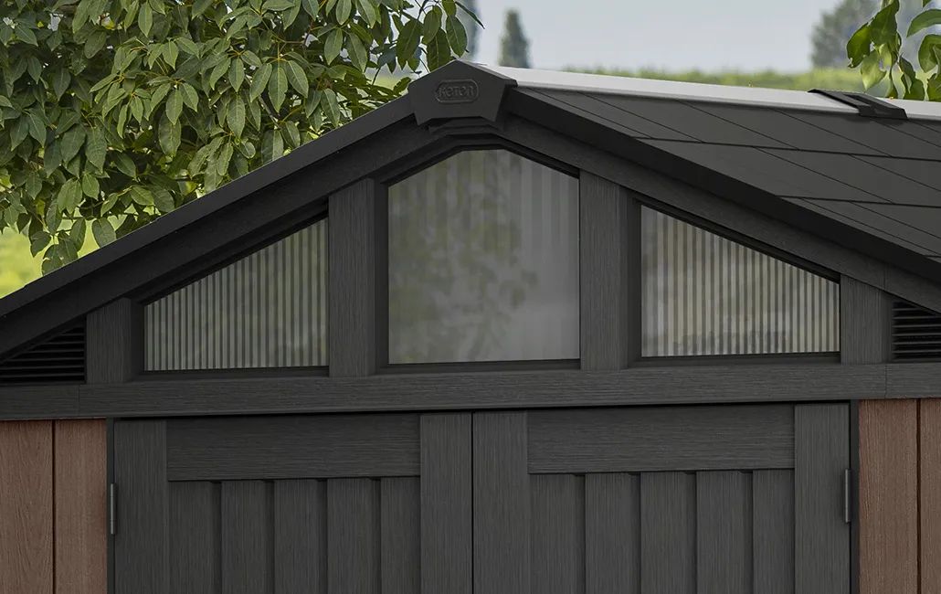 Abri de jardin Stronghold 1015 - 12,5 m2 - Marron Aspect Bois