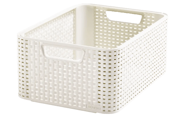 סלסלה סטייל ראטן 3615 - 18 ליטר - גודל M - קרם