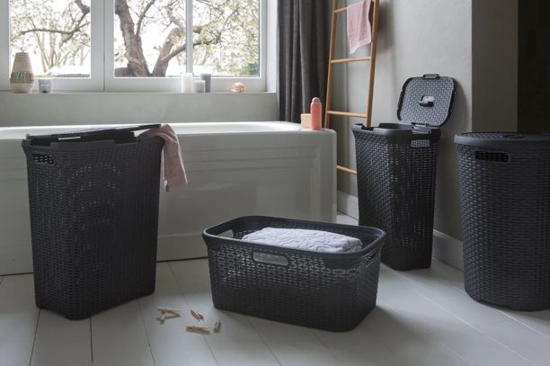 Style Wasmand 45L - Antraciet - Wasmanden