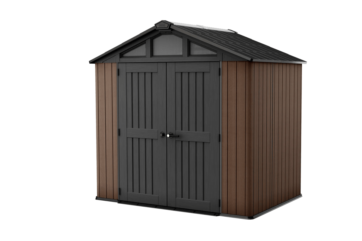 Abri de jardin Stronghold 86 - 4,4 m2 - Marron Aspect Bois