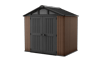 Caseta de exterior Stronghold 8x6 - 252x175x241 cm y 4,4 m2 - Marrón