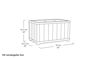 Signature Rectangular Planter  - Ashwood Brown