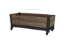 Signature Rolling Planter Mobile Garden Bed - Walnut Brown - Keter US