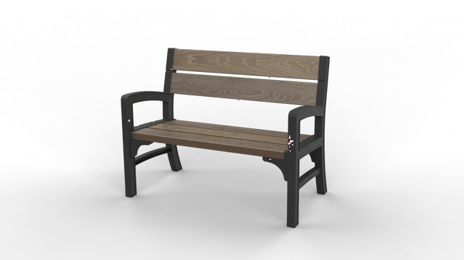 Porto Bankje - 120x63x88cm - Walnut