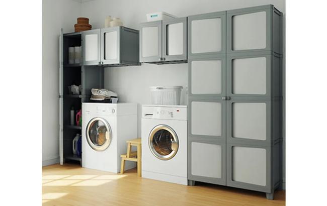 ארון שירות מודולייז XL גבוה  - אפור בהיר thumbnail