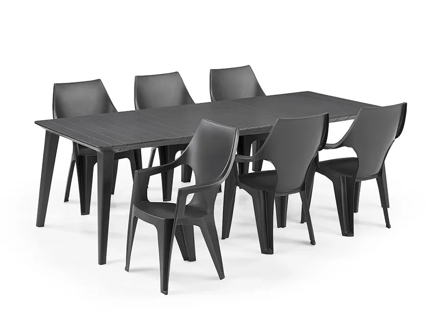 Table de jardin Lima 240 cm - Graphite