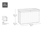 Venetian 662L Storage Box  - Venetian Grey