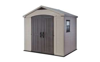 Factor Shed 8x6ft - Brown - Medium Sheds